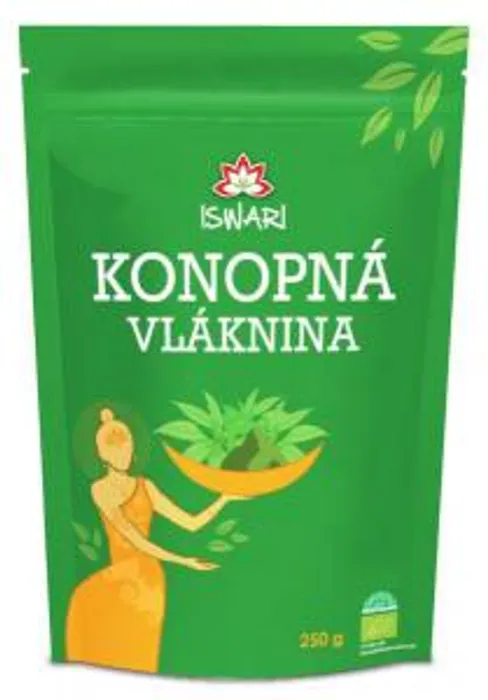 Iswari Konopná vláknina 60% prášek Bio 250 g